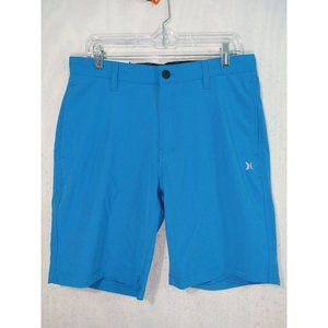 Hurley All Day Hybrid Quick Dry 4 Way Stretch Reflective Short Blue Size 32